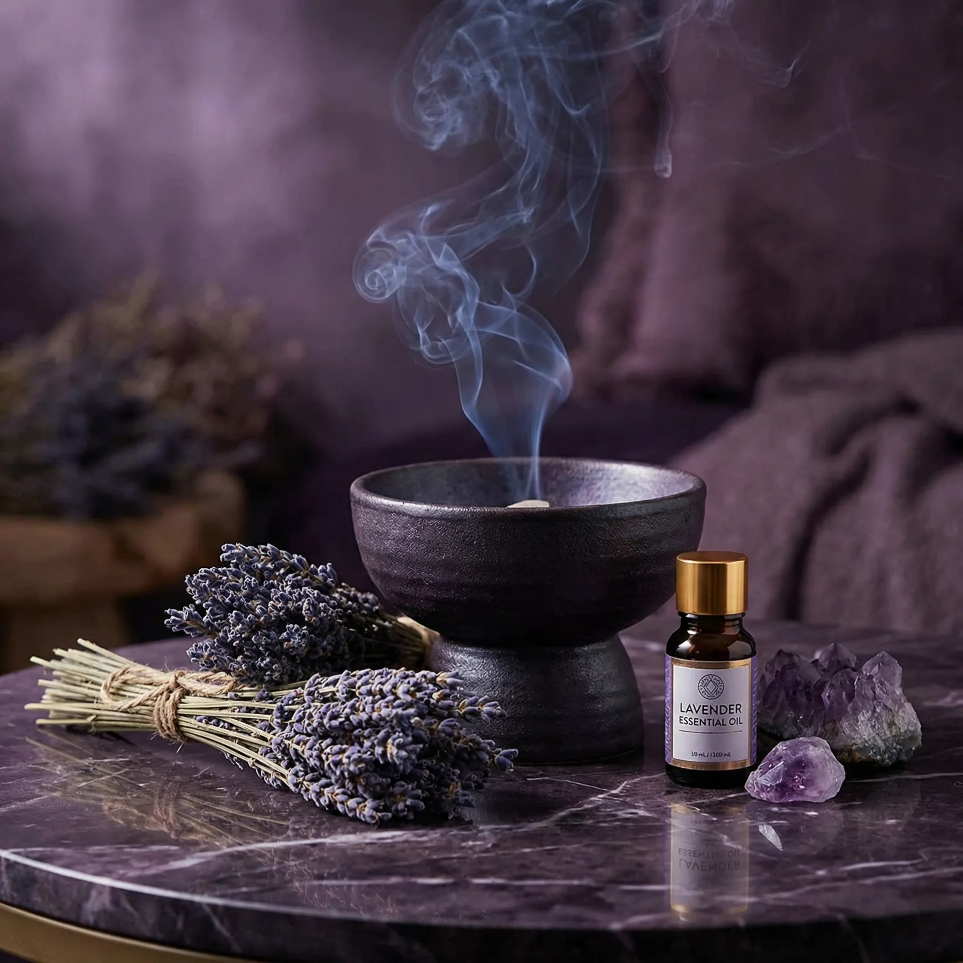 助眠薰衣草香薰 - 石头人天赋 | 灵性好物